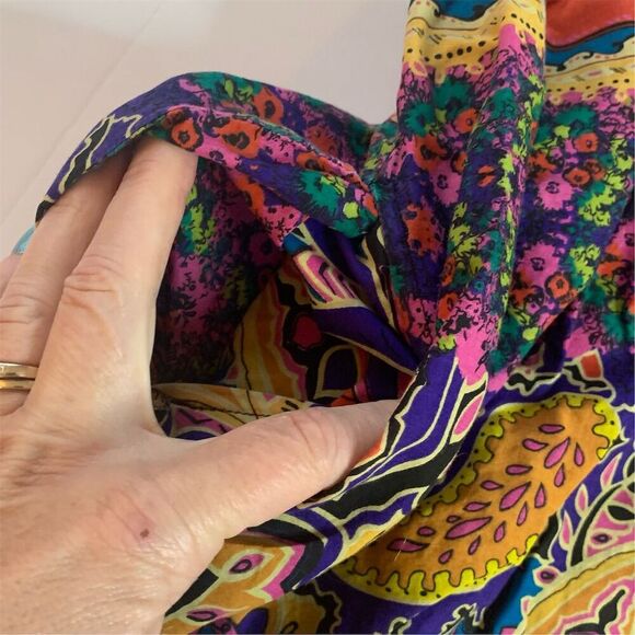 Lane Bryant Women's Size 18 Boho Paisley Print long tank tunic Multicolor - Picture 6 of 8